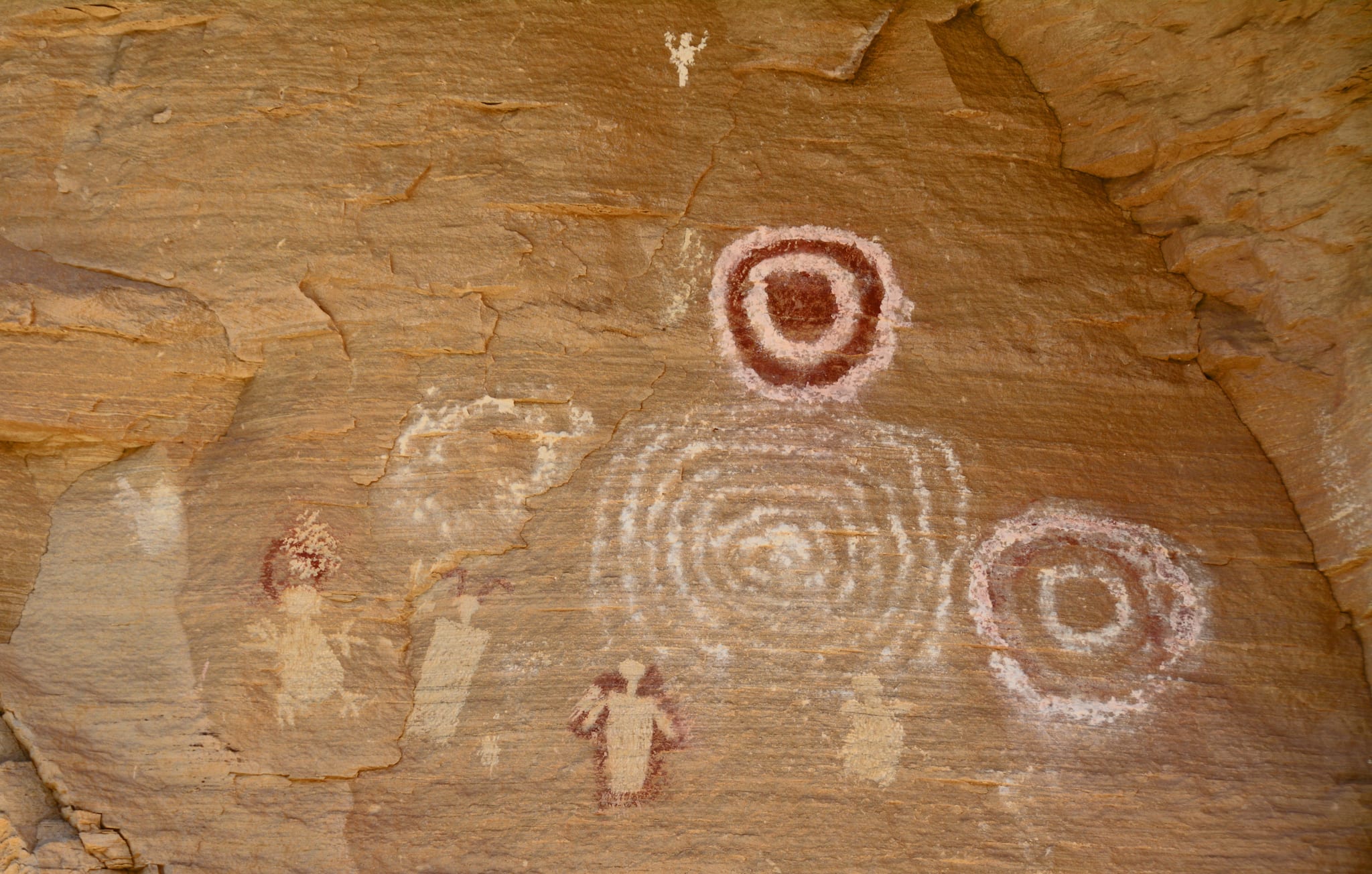 Rangely CO Canyon Pintado Sun Dagger Pictograph