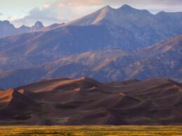 San Luis Valley Sand Dunes Sangre de Cristo Mountains