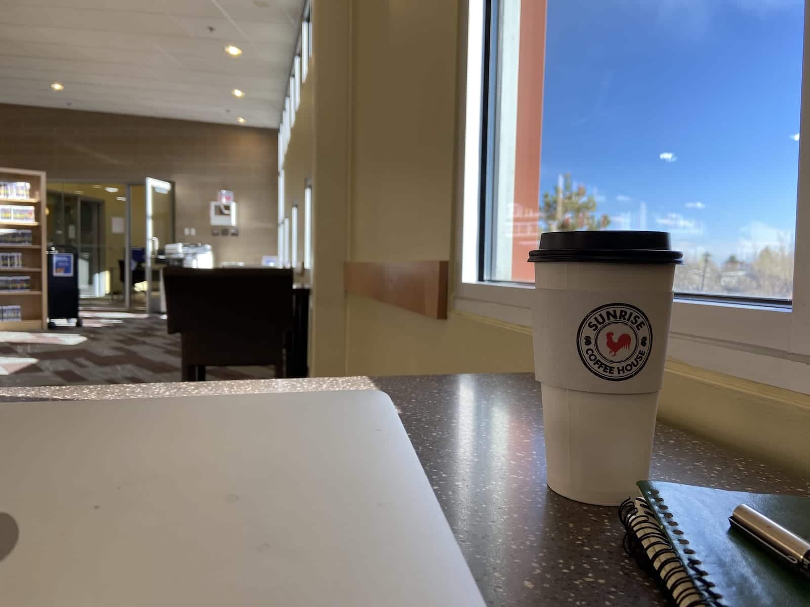Anythink Library Sunrise Coffee Cup Denver CO