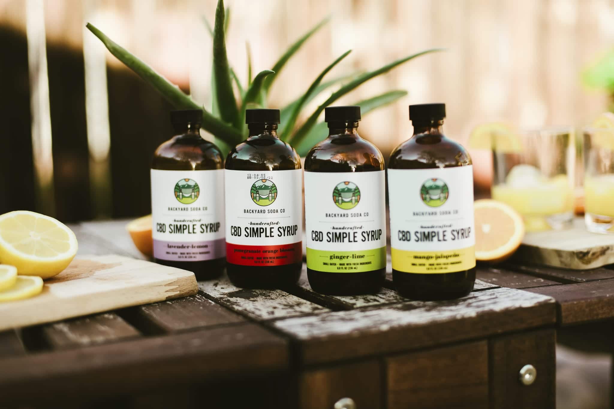 Backyard Soda Co. CBD Infused Simple Syrups