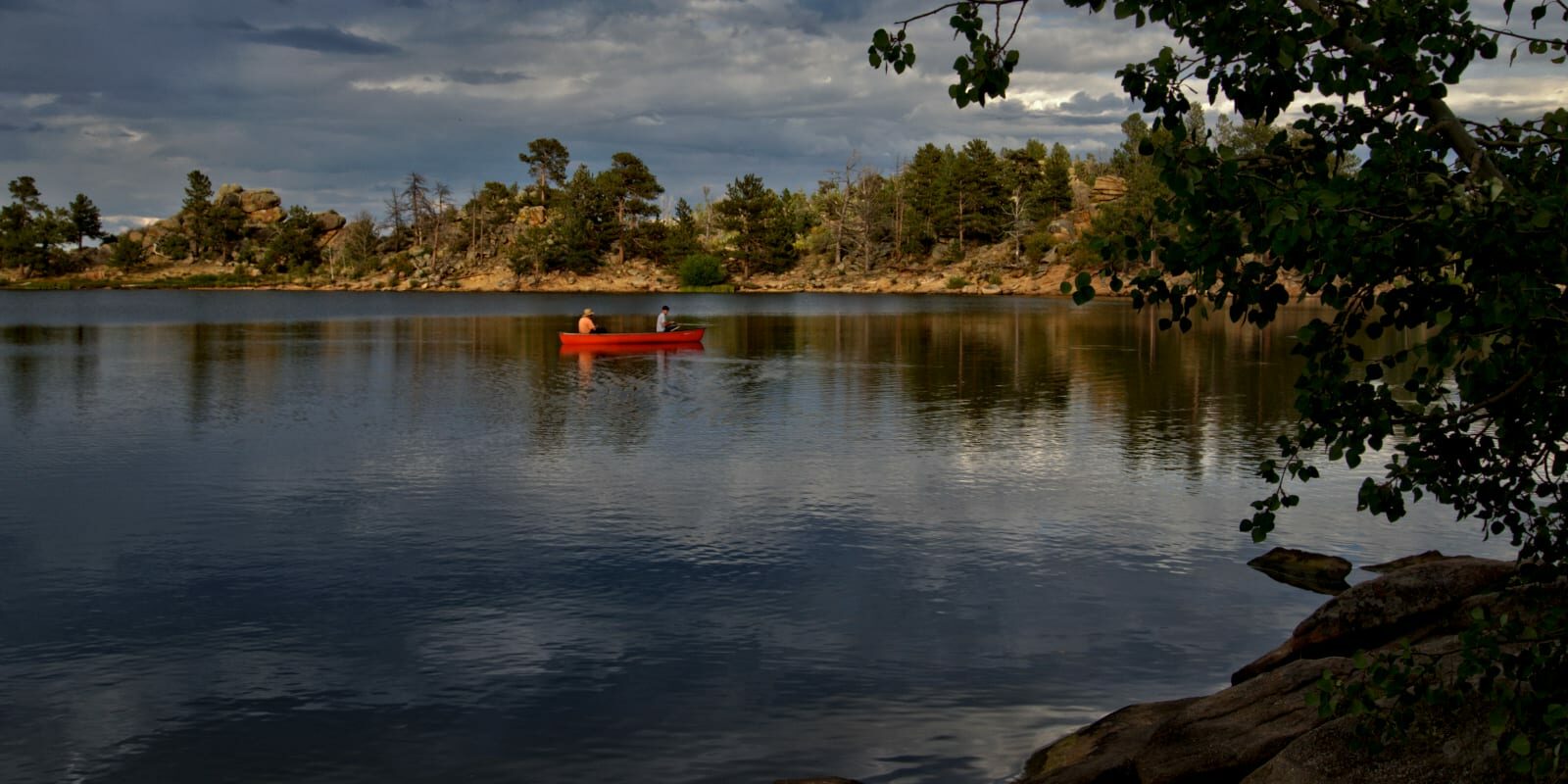 Bellaire Lake Fishing Boat Colorado