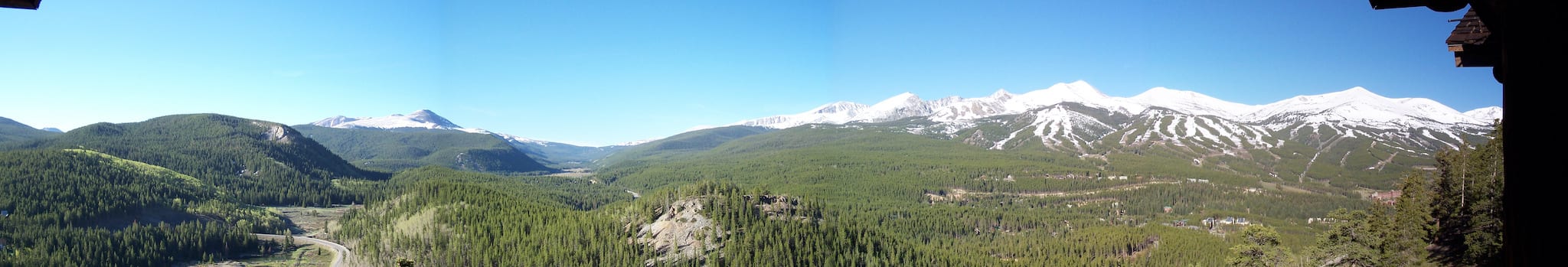 Breckenridge Colorado Spring Panorama