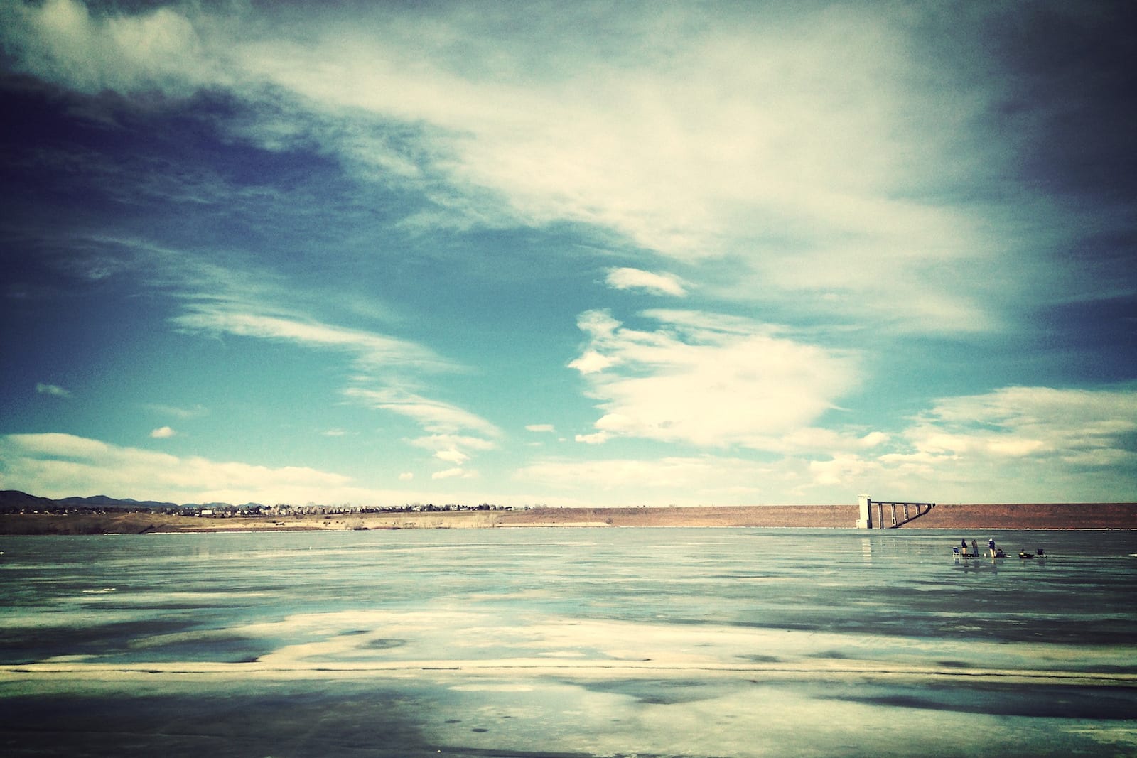 Chatfield Reservoir Winter Ice Fishing Littleton CO