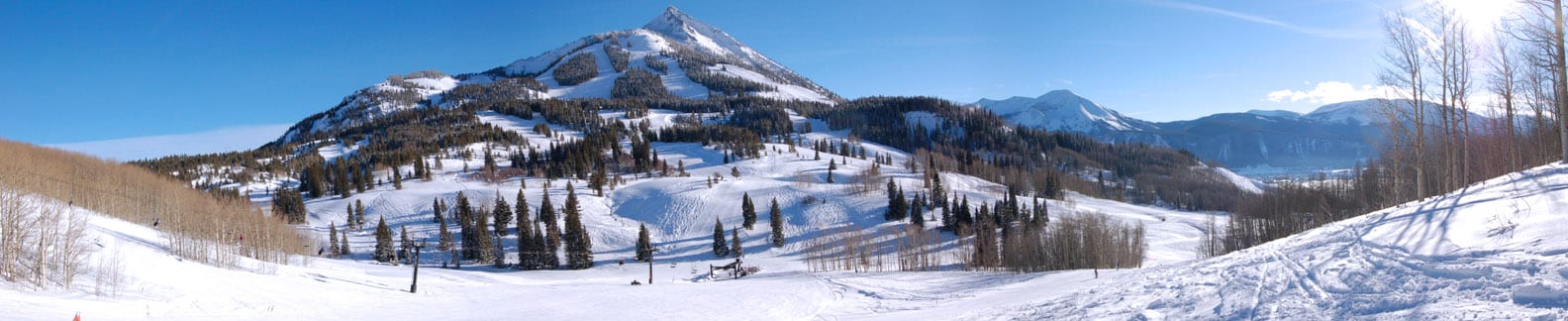 Crested Butte Mountain Resort Panorama