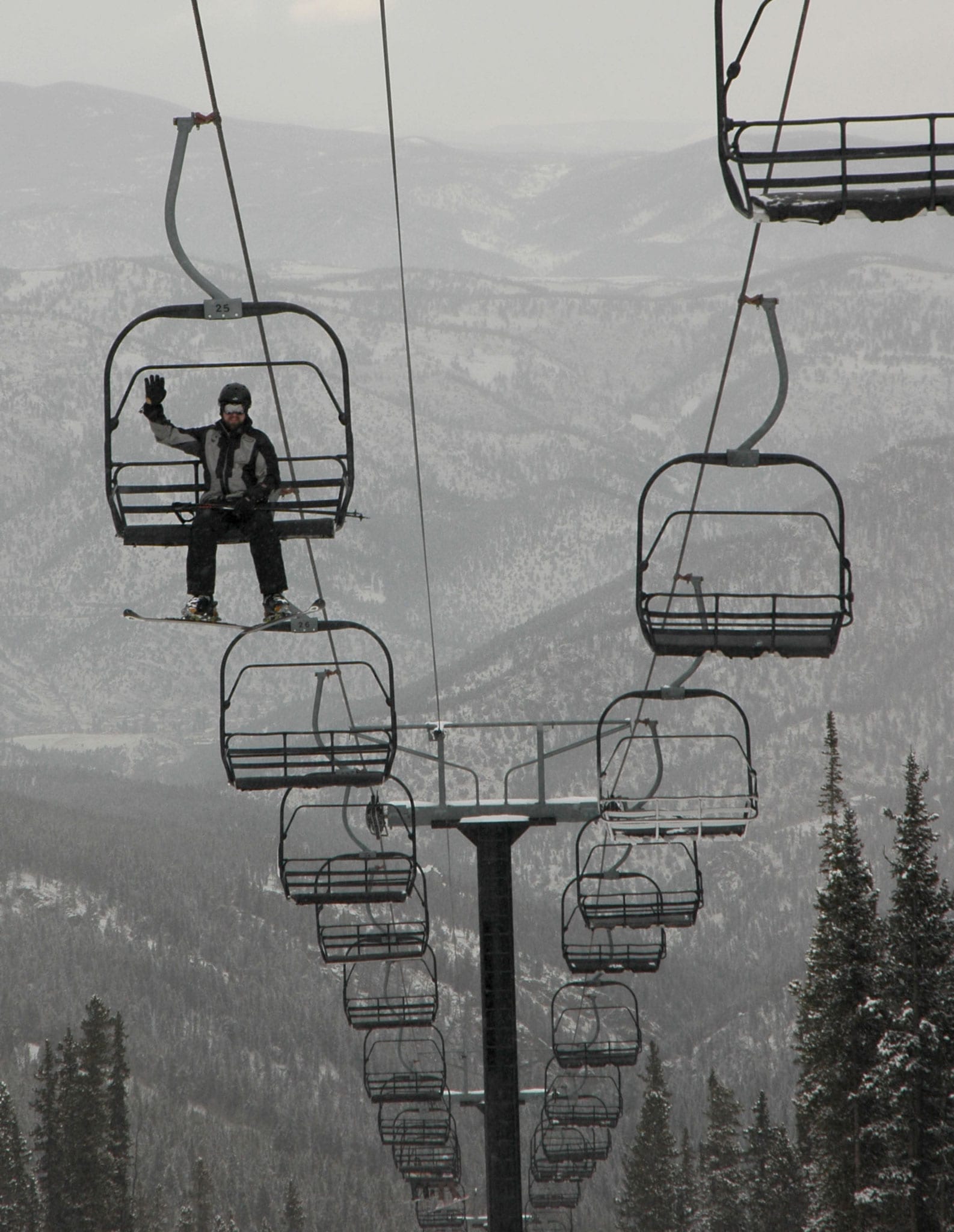 Echo Mountain Resort Chairlift Idaho Springs Colorado