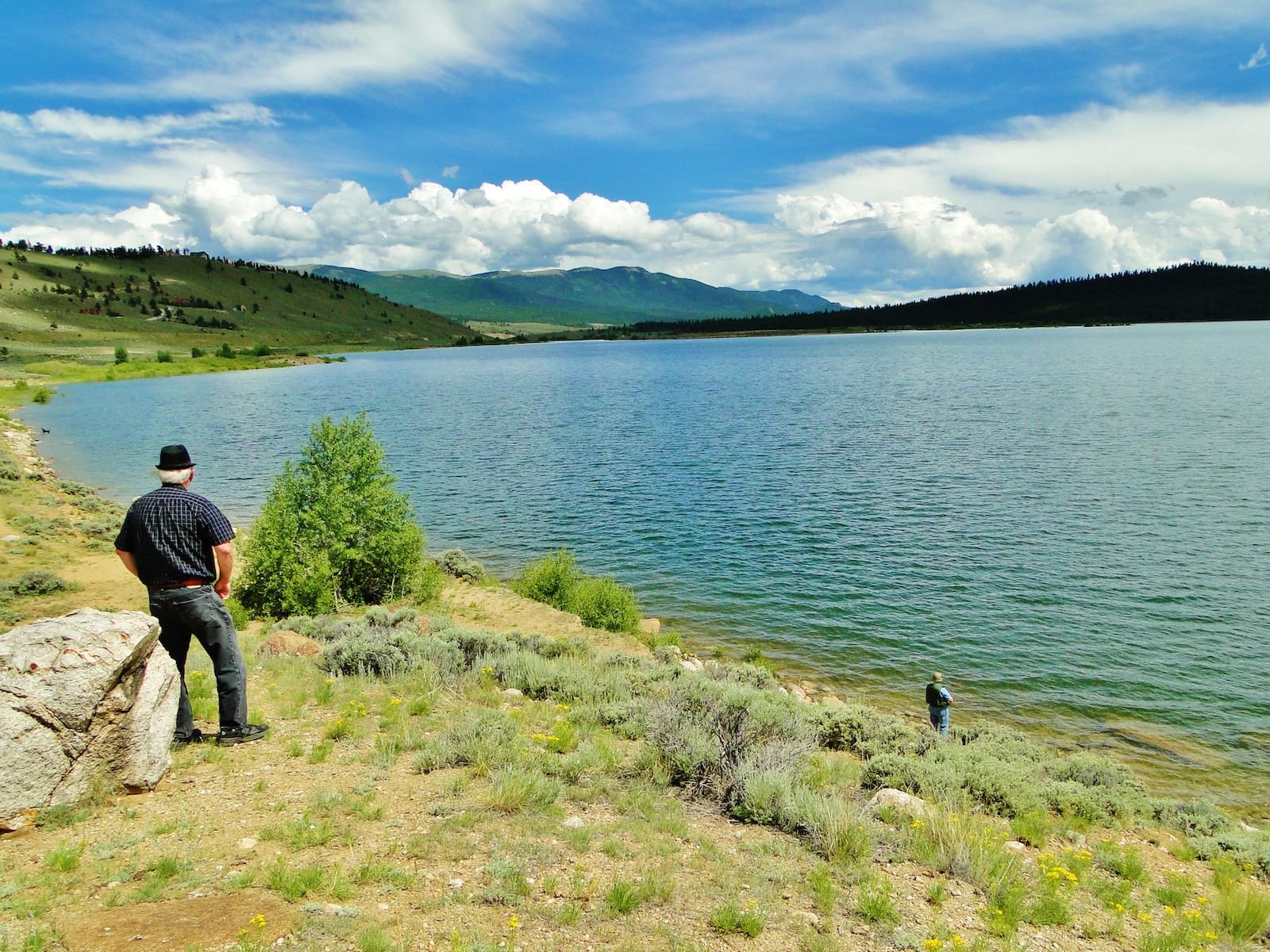 Fishing Twin Lakes Reservoir Colorado