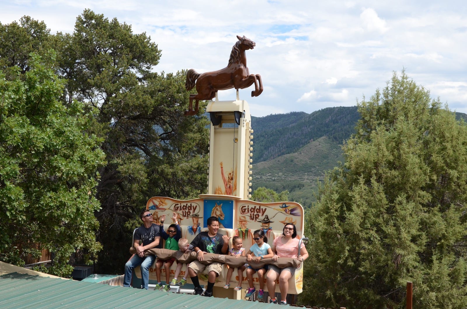Glenwood Caverns Adventure Park Giddy Up Ride
