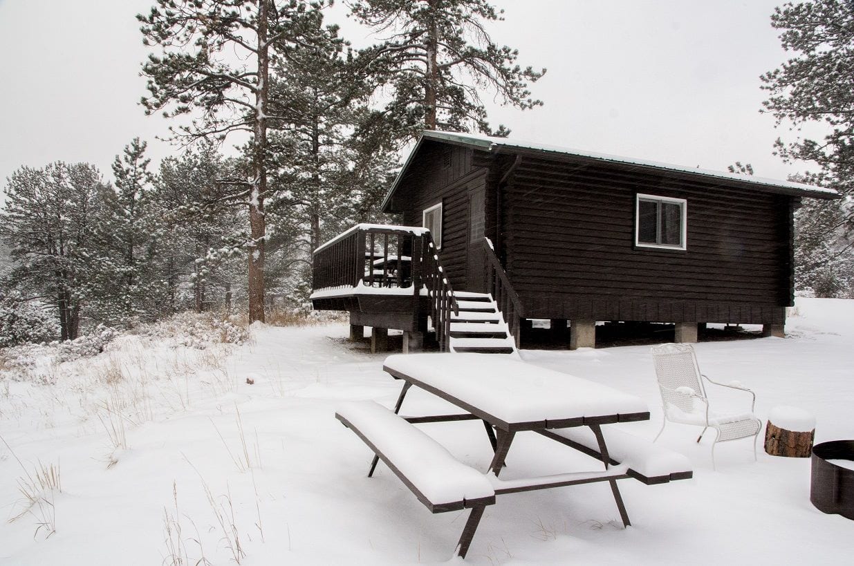 image of cabin at hermit park open space