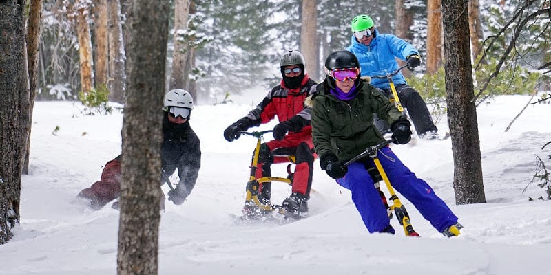 Rogers Snowbike Rentals Breckenridge Colorado Trees