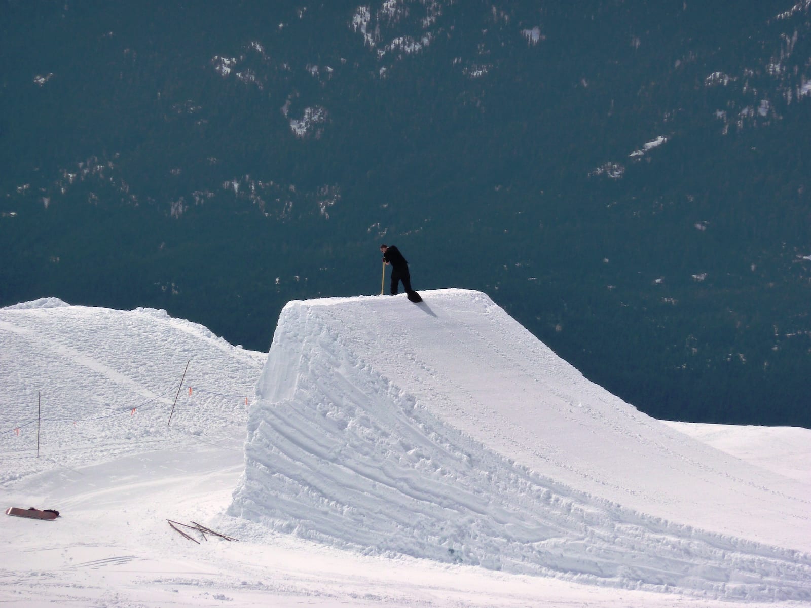 Ski Lingo Kicker Jump in Whistler