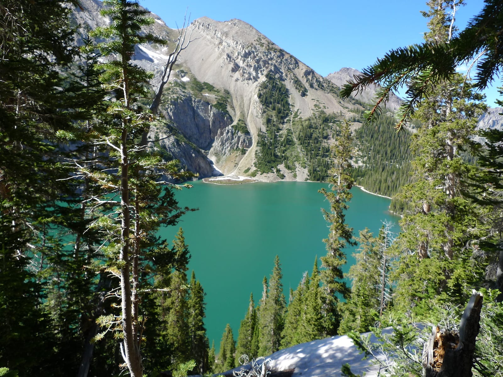 Overlooking Snowmass Lake Colorado