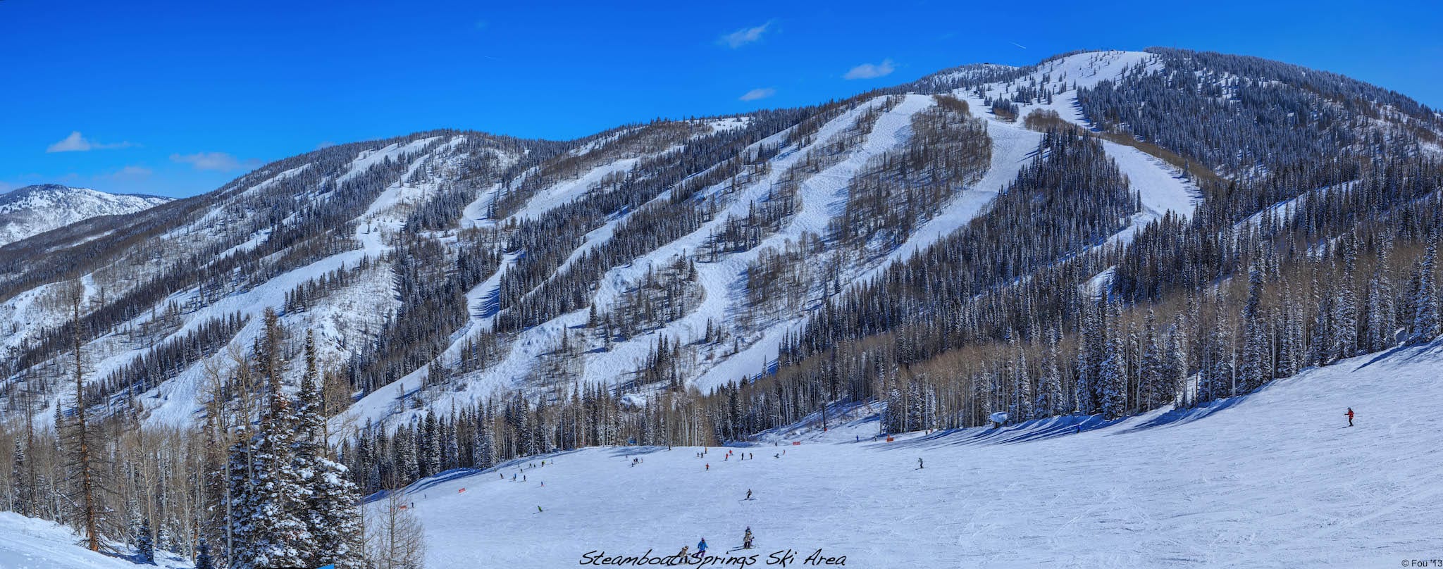 Steamboat Ski Resort Storm Peak Panorama