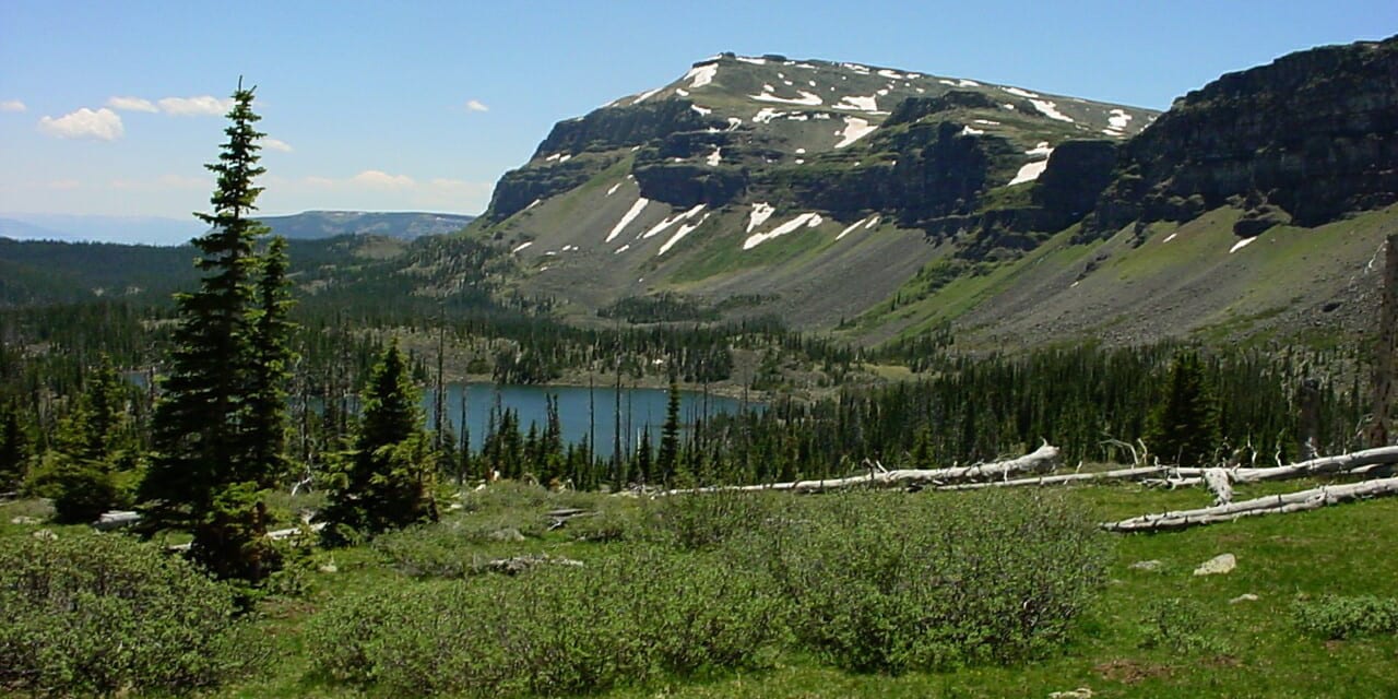 Stillwater Reservoir from North Derby Trail near Yampa Colorado