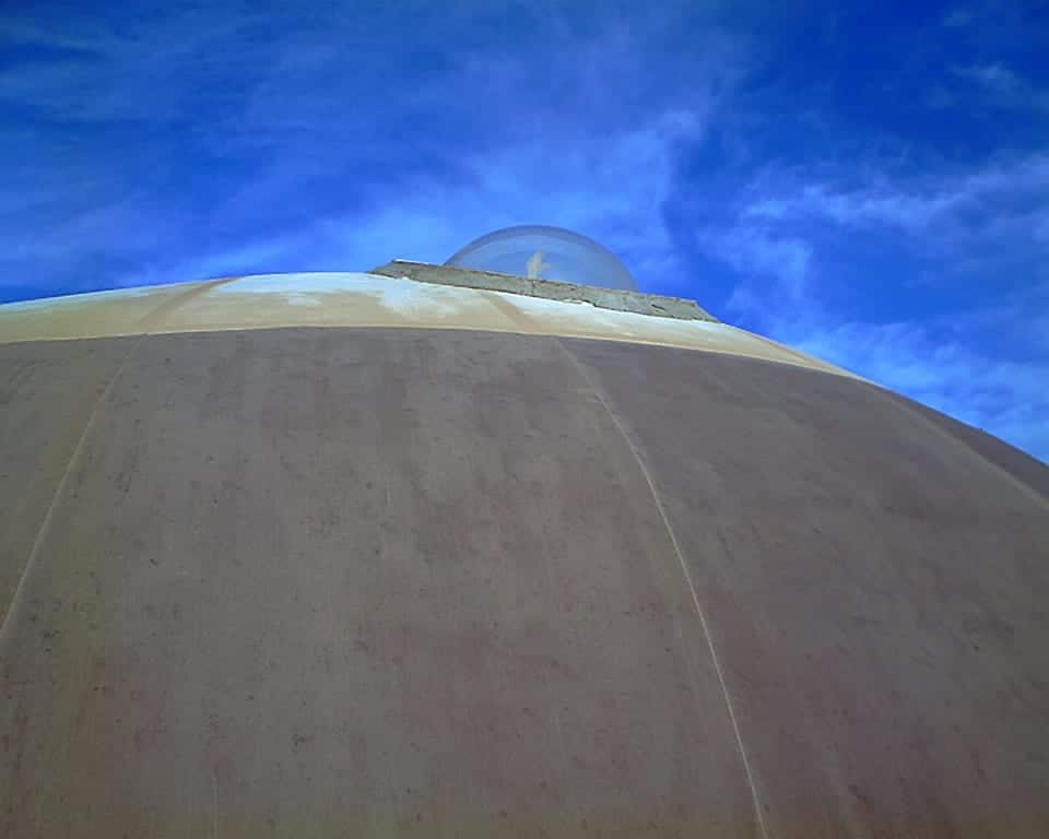 Atap Kubah Menara Pengawal UFO