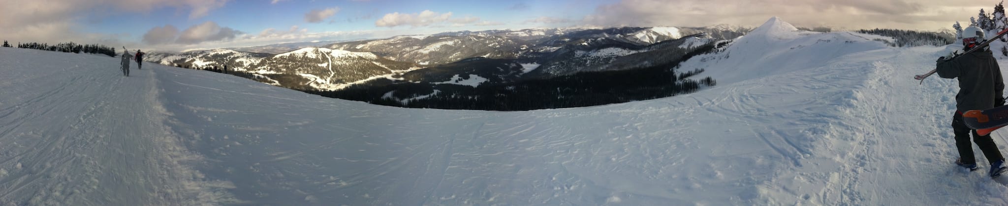 Wolf Creek Ski Area Ridge Colorado Panorama