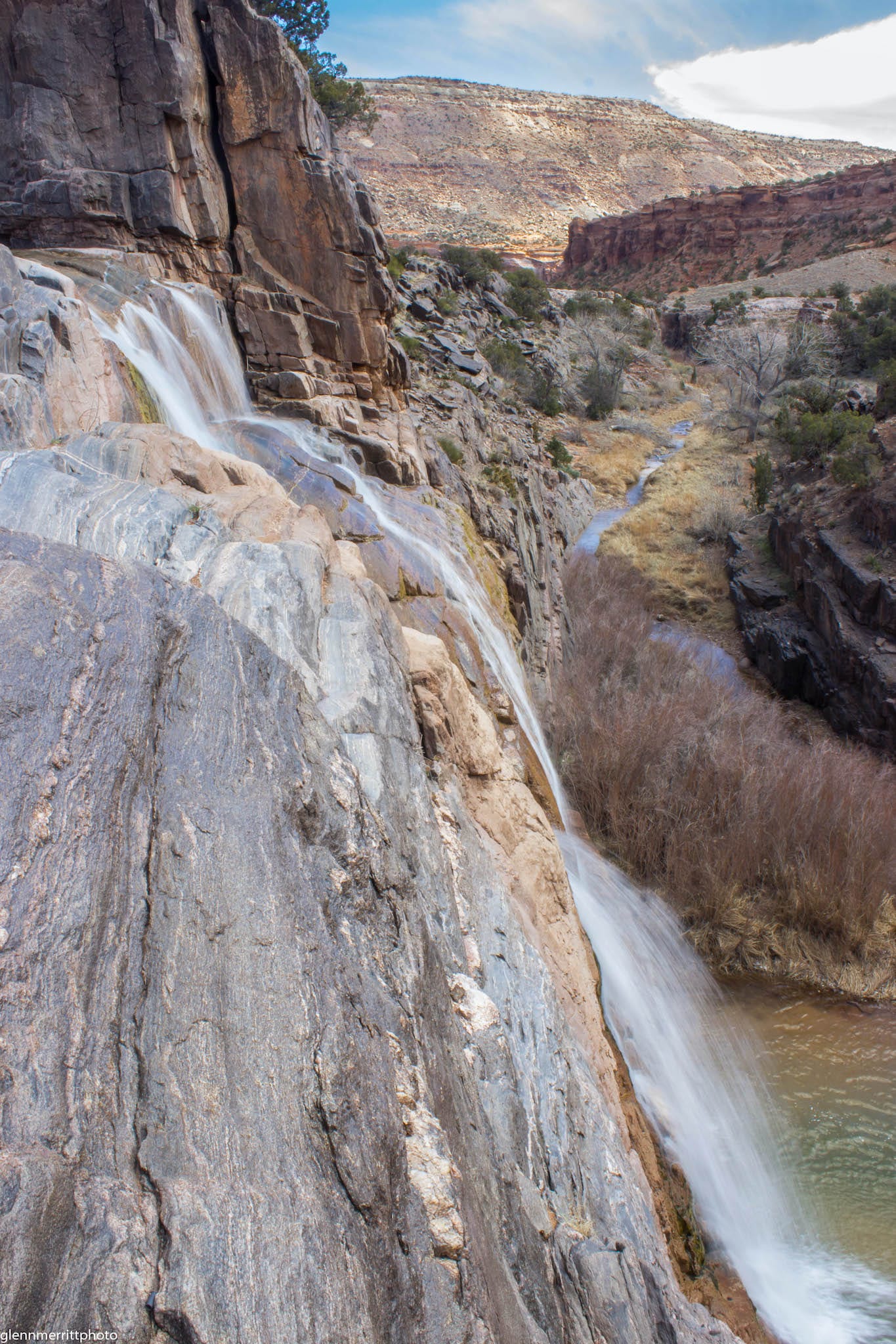 Desert Falls Big Dominguez Canyon Colorado