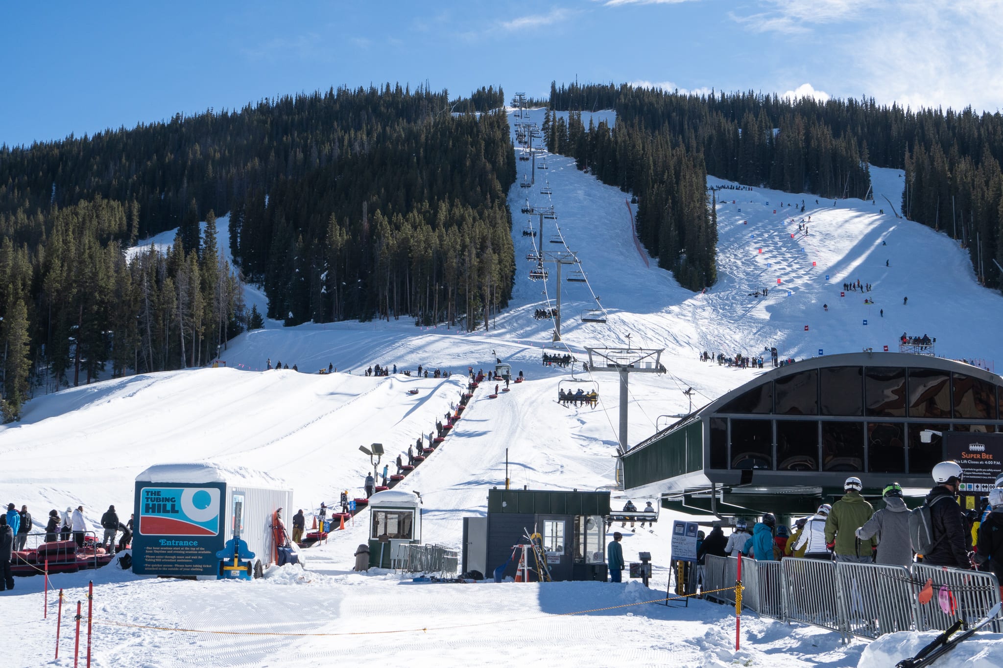 Copper Mountain Resort Chairlift and Tubing Hill