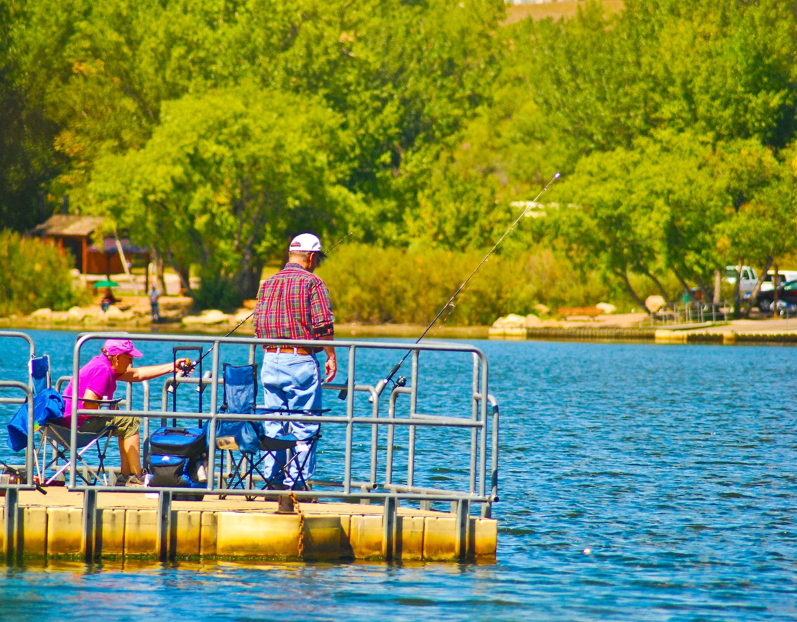 Fishing Bear Creek Lake Park Morrison