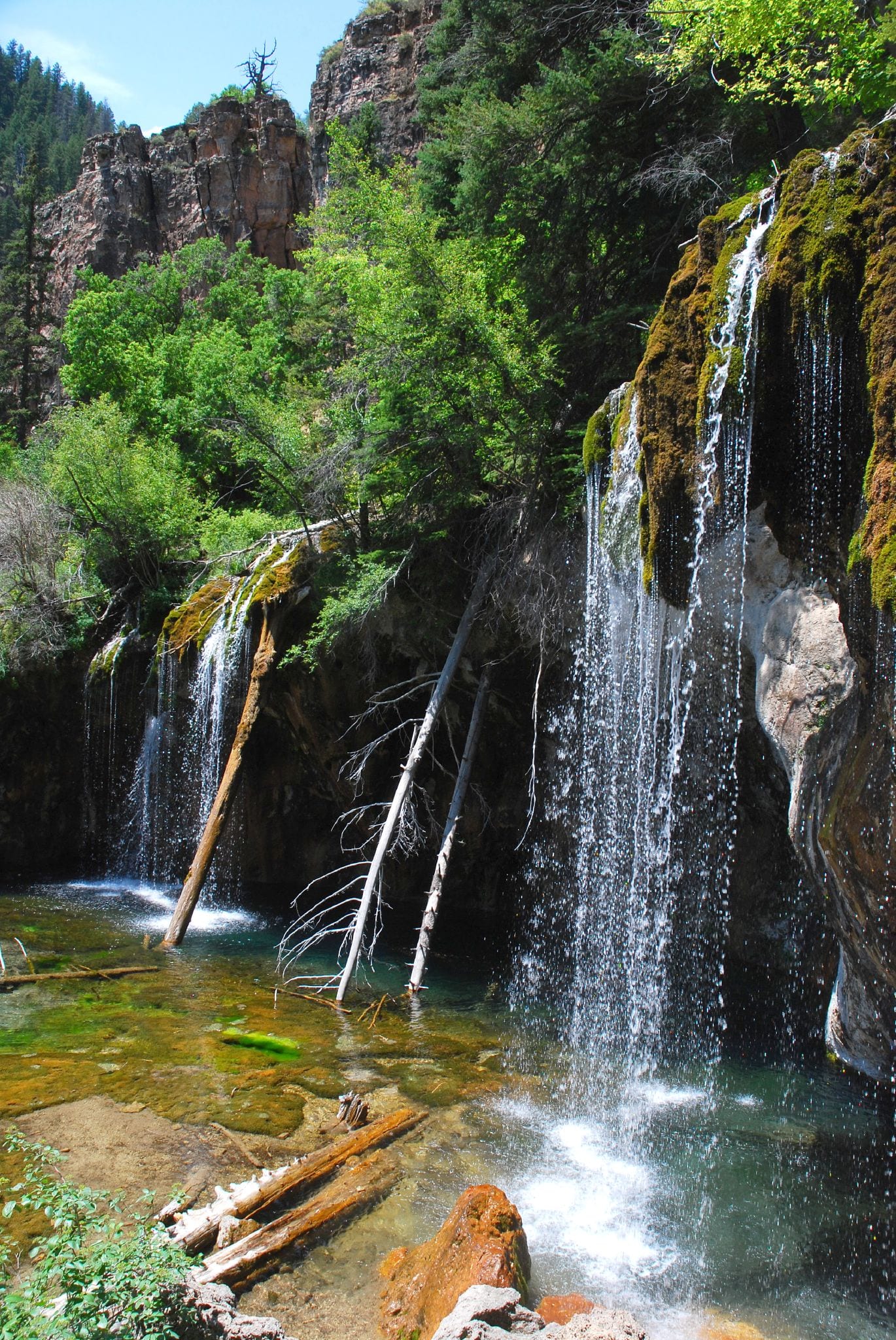 Hanging Lake Waterfalls Colorado