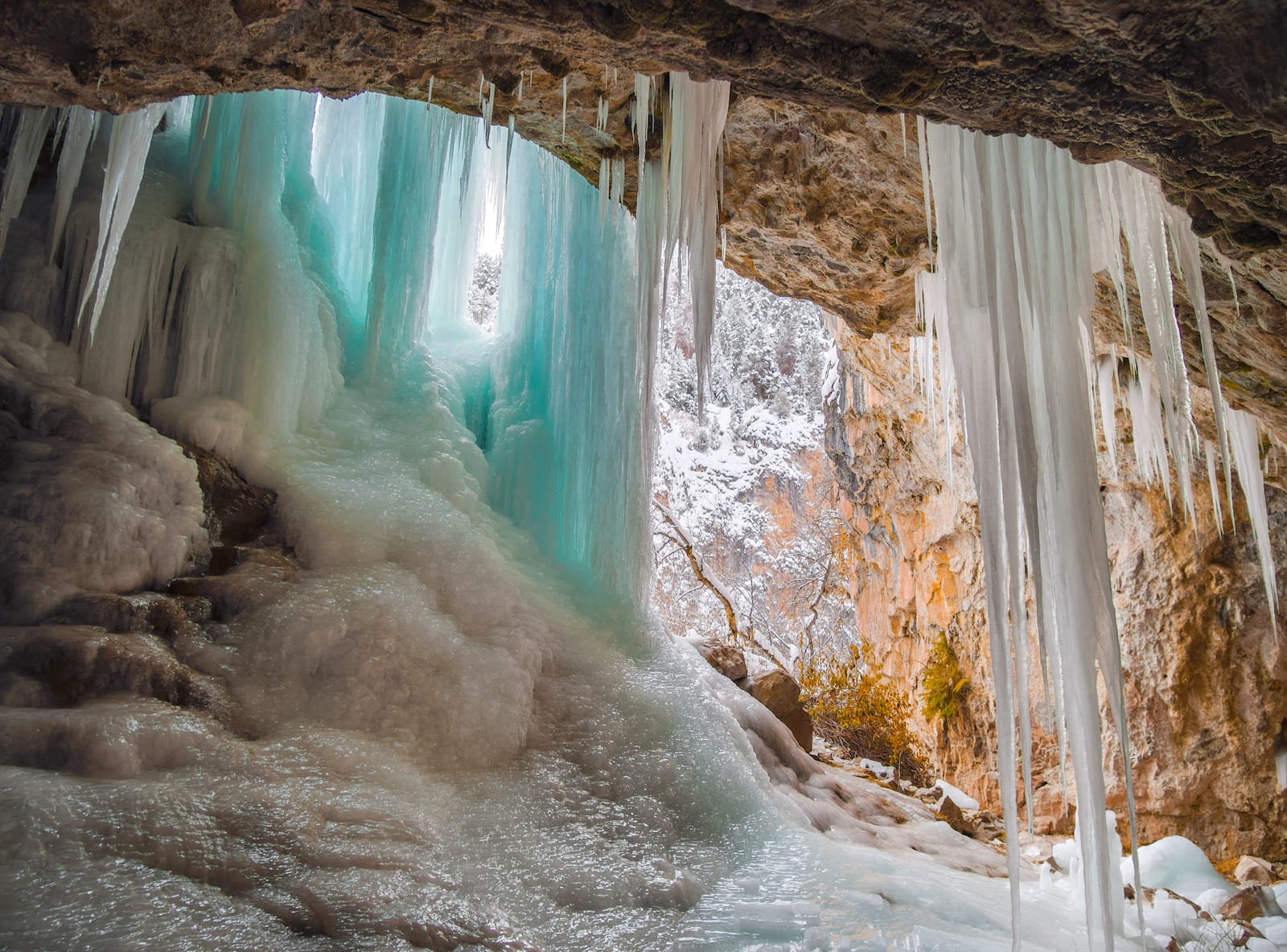 Ice Cave Rifle Mountain Park Colorado