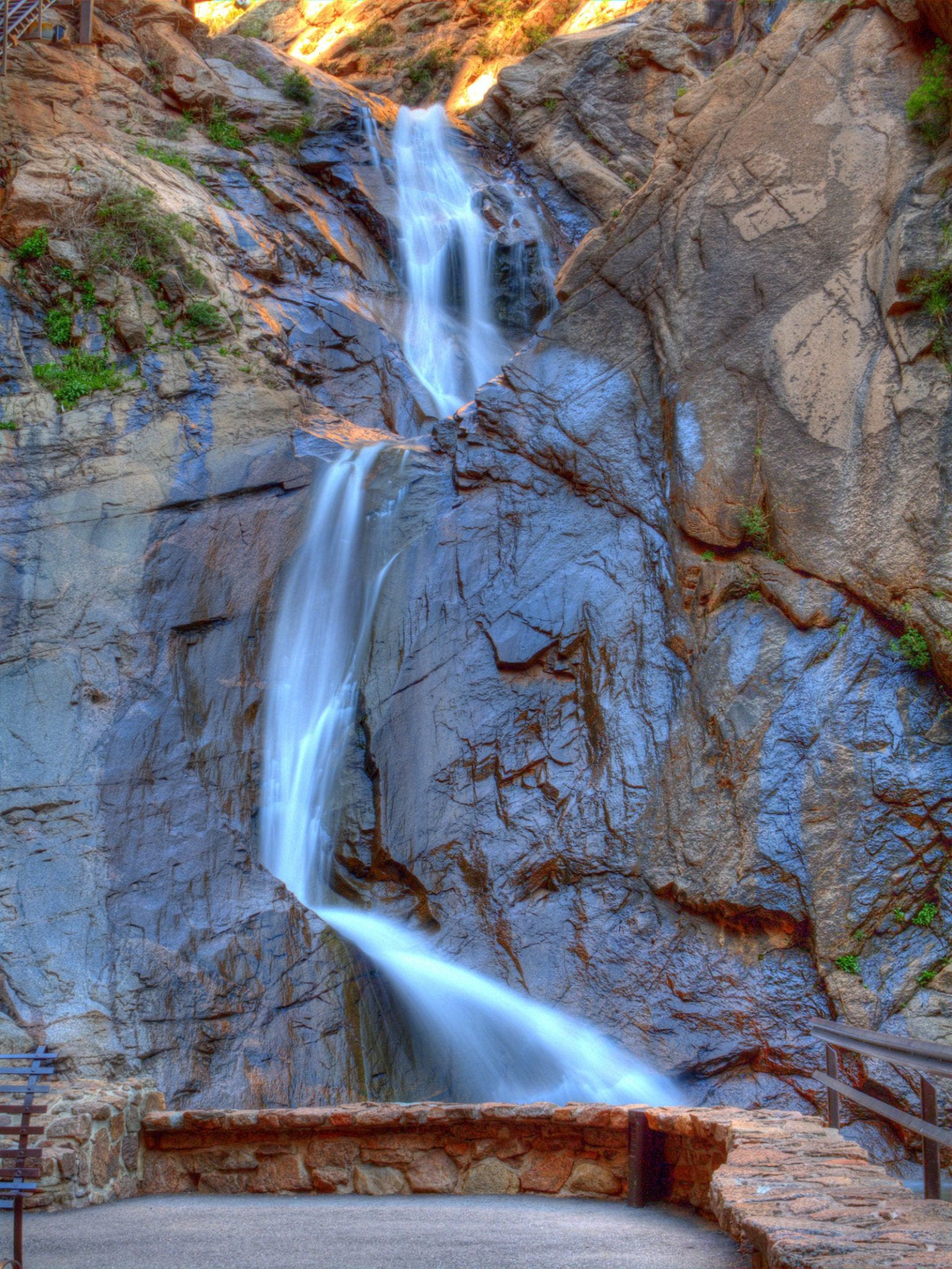 Seven Falls Colorado Springs Night