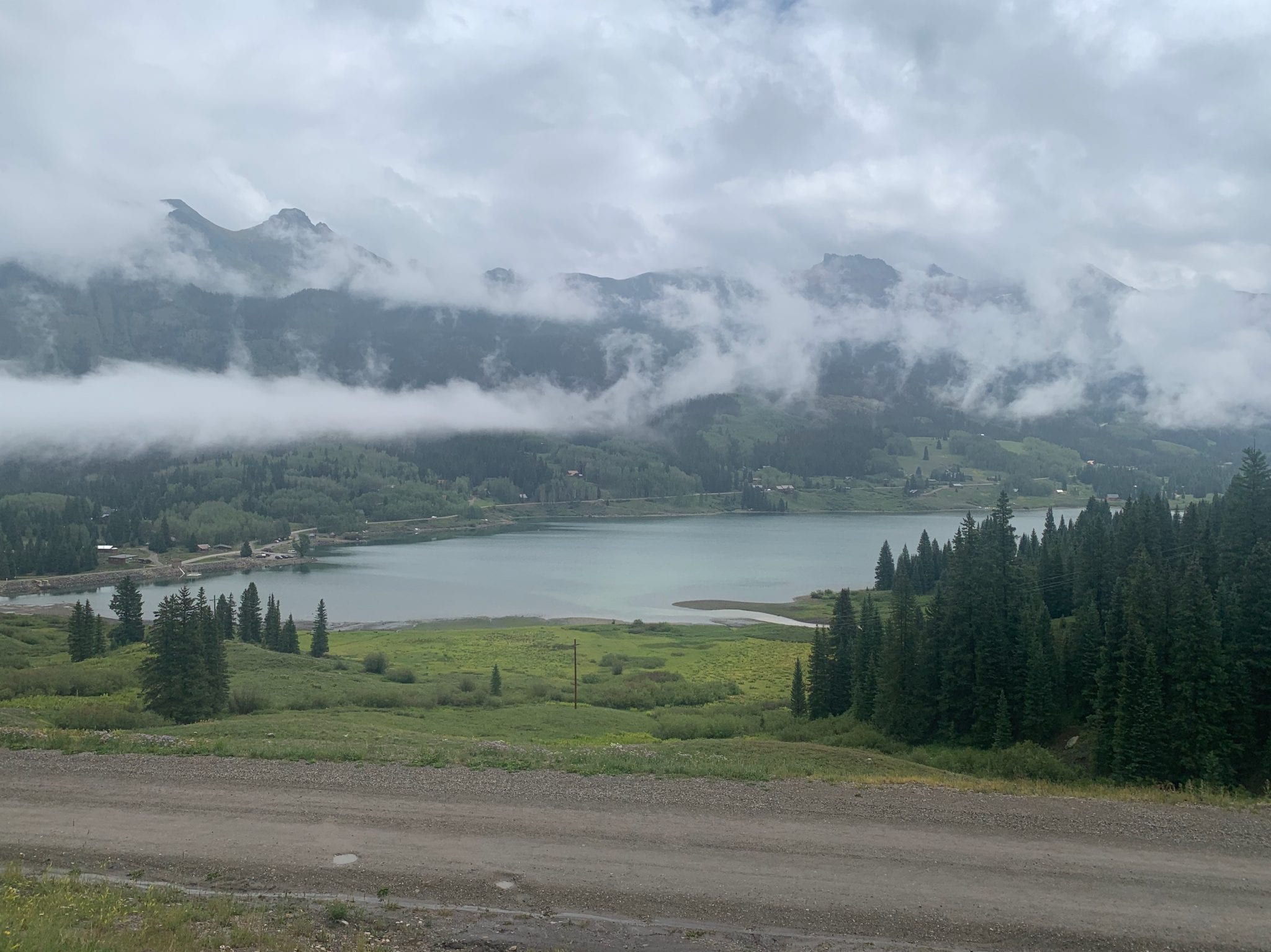 Trout Lake San Miguel County Fog