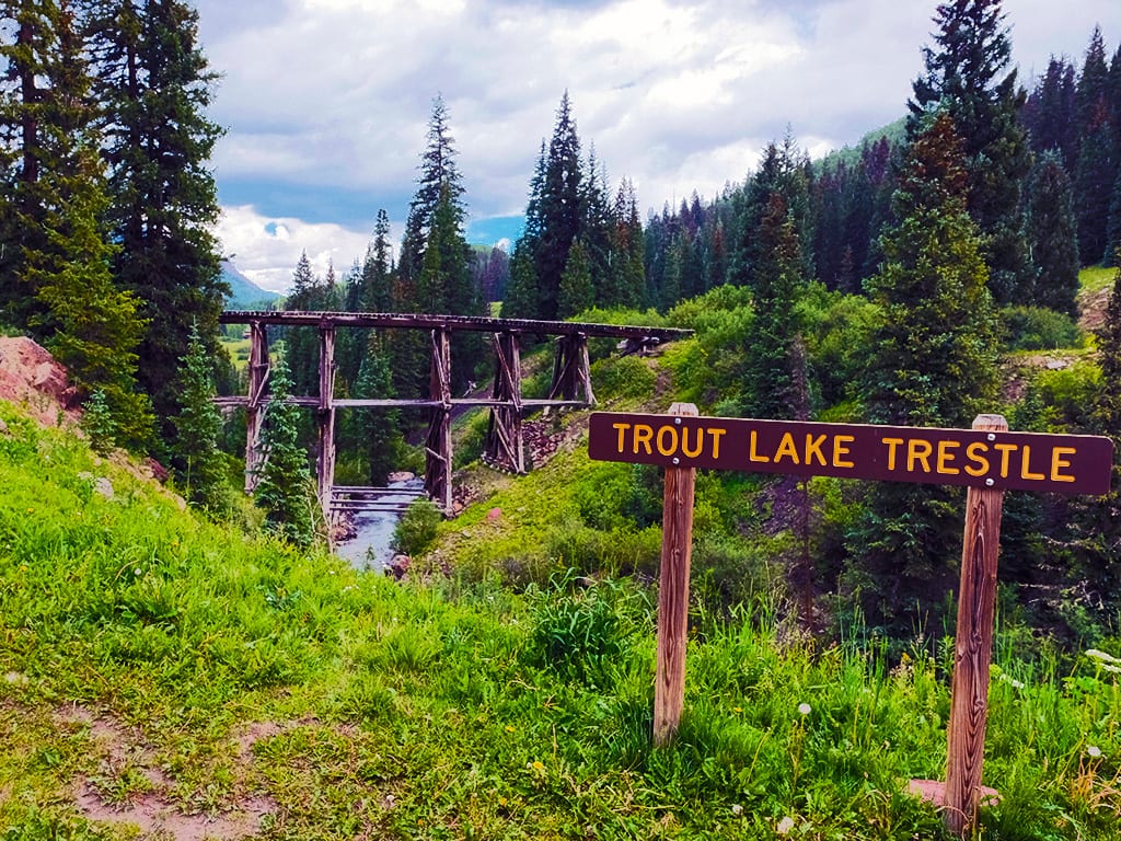 Trout Lake Trestle Ophir CO