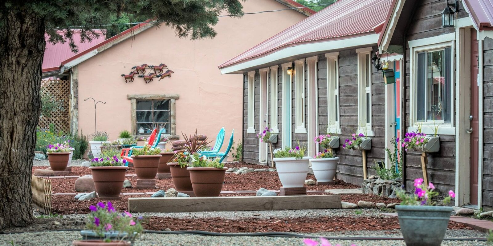 image of two fox cabins