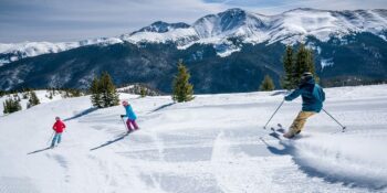 image of Skiers at Winter Park Ski Resort