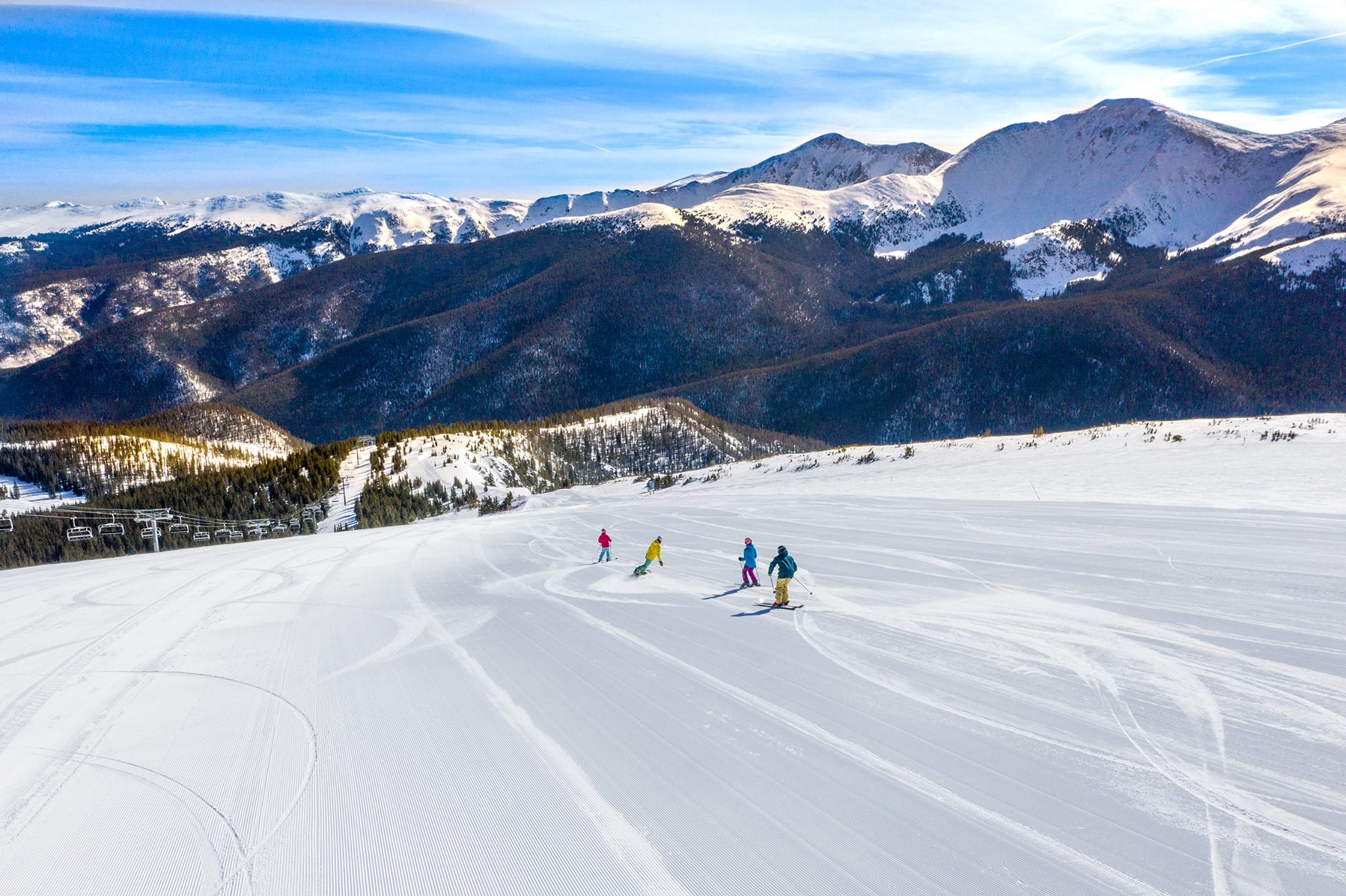 gambar resor ski taman musim dingin