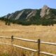 image of flatirons in boulder colorado