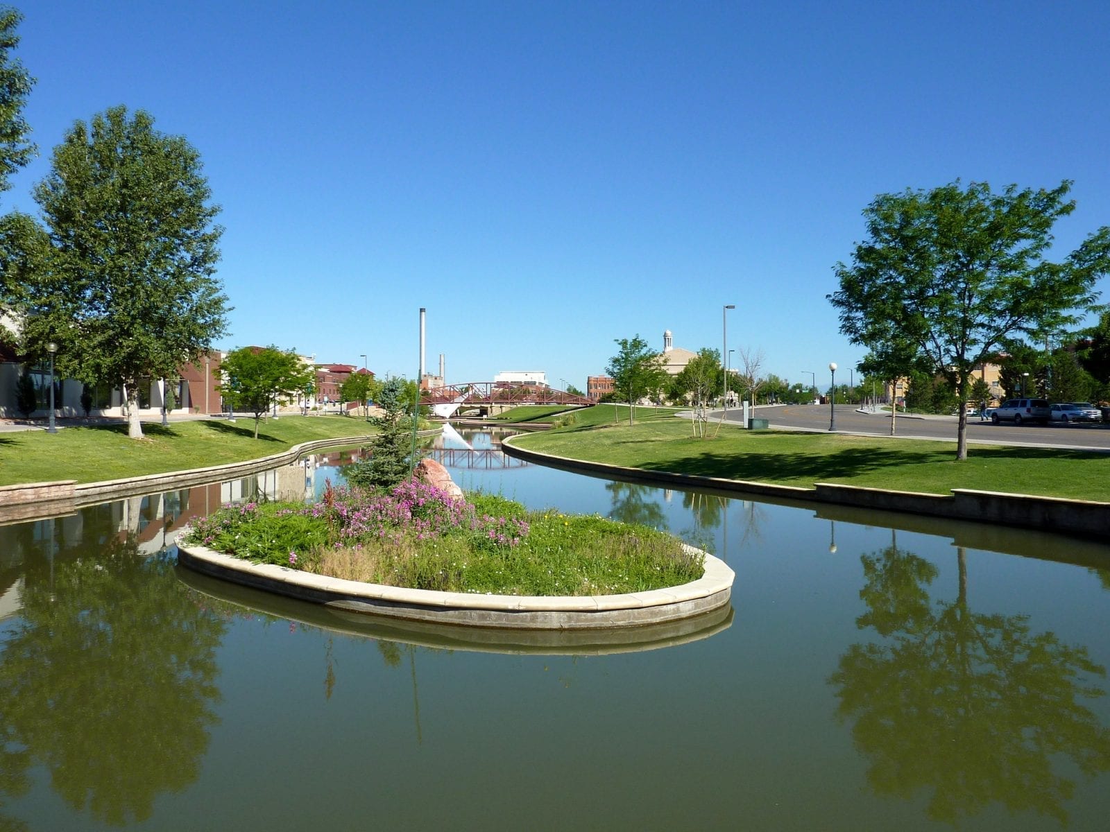 The Pueblo Riverwalk on the Arkansas River