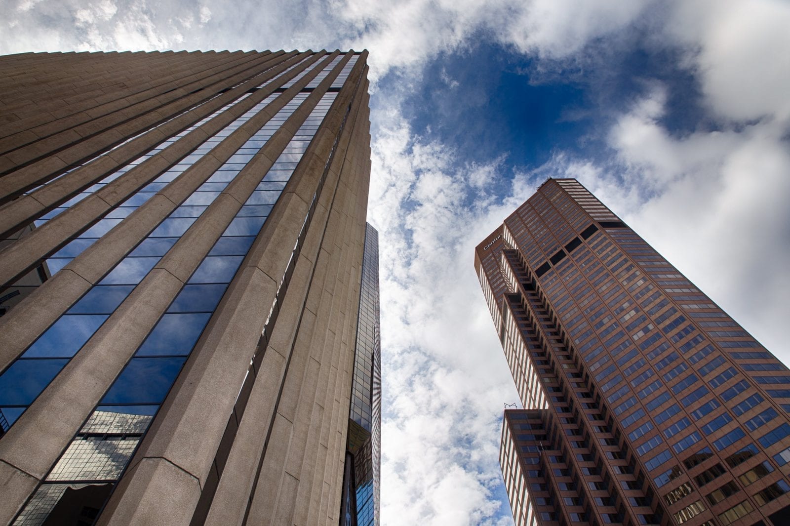 Image of 1801 california, known as the century link building in denver colorado