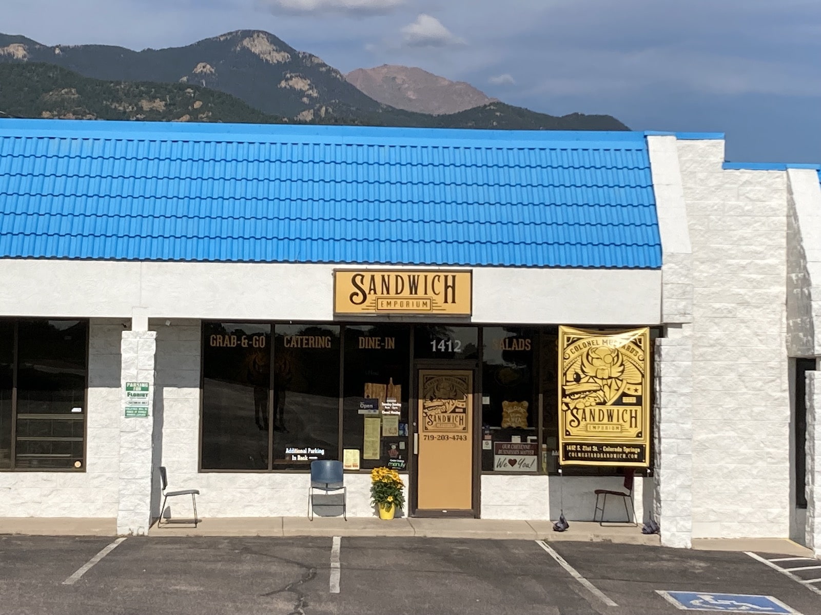 Colonel Mustard's Sandwich Emporium Exterior Colorado Springs