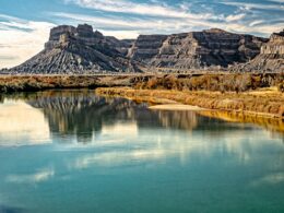 Image of the Green River near Battleship Butte, Utah