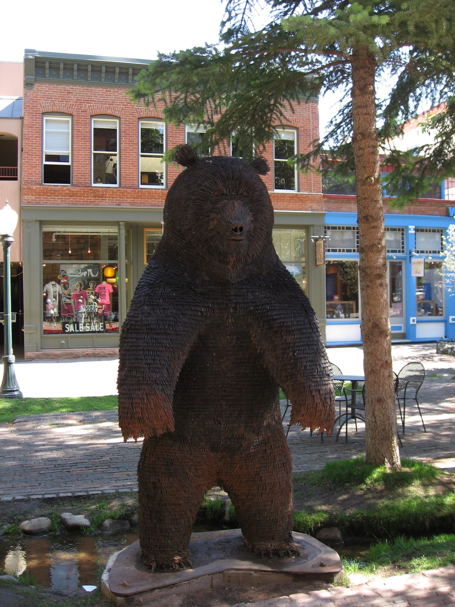 Grizzly Bear Sculpture Aspen CO