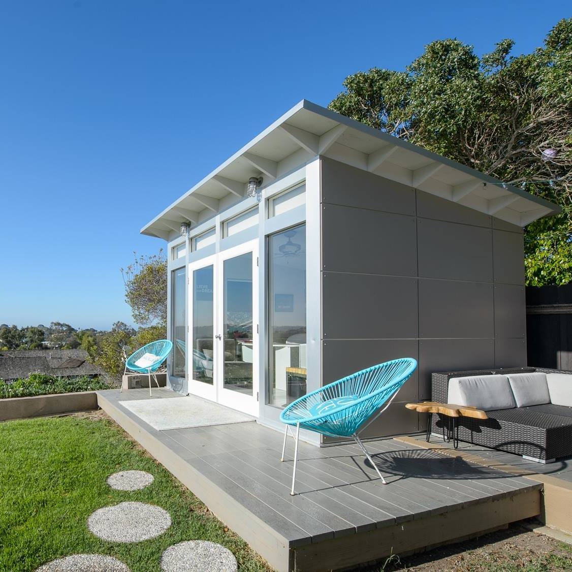 Image of a backyard Studio Shed