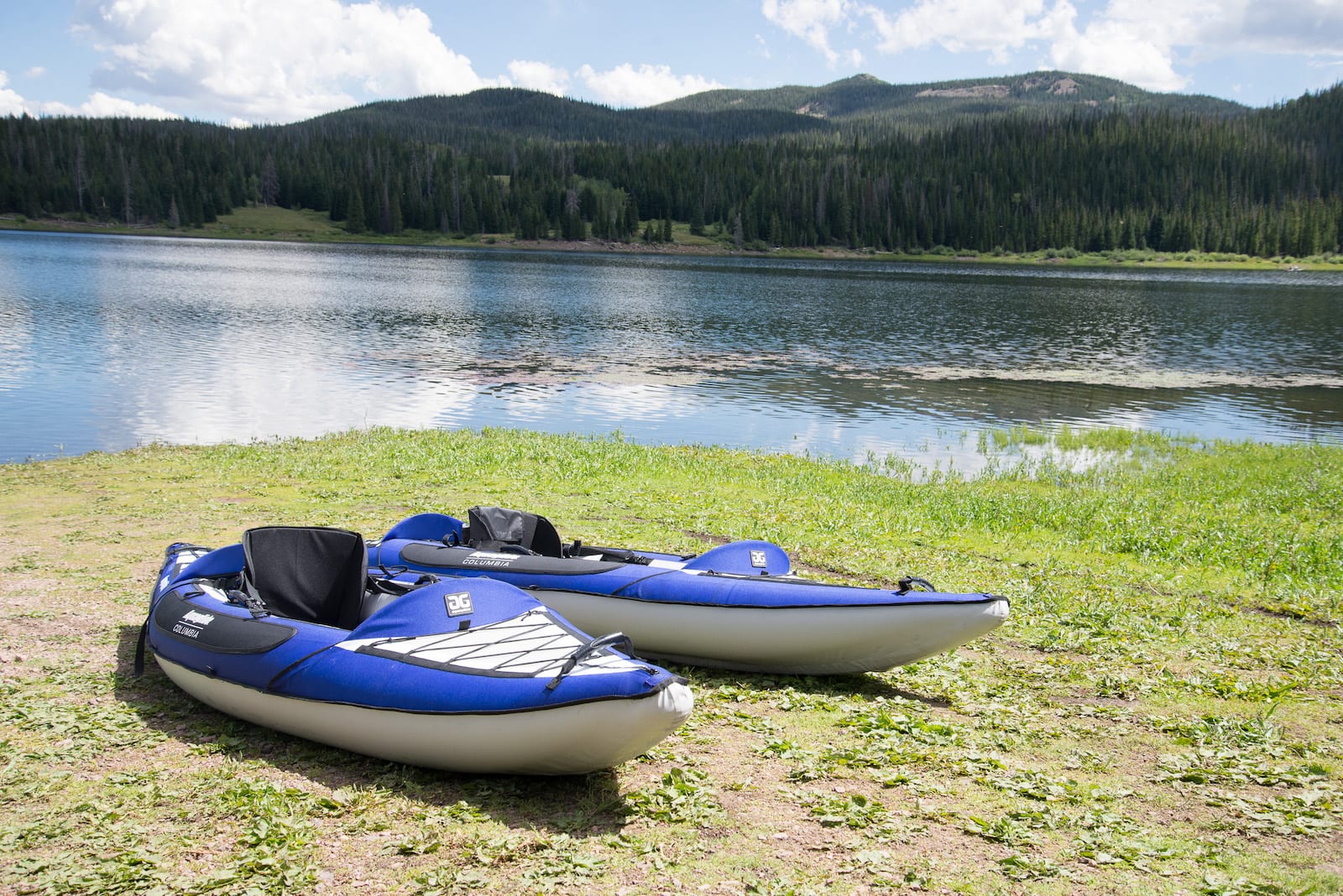 Kayking on Yamcolo Reservoir Colorado