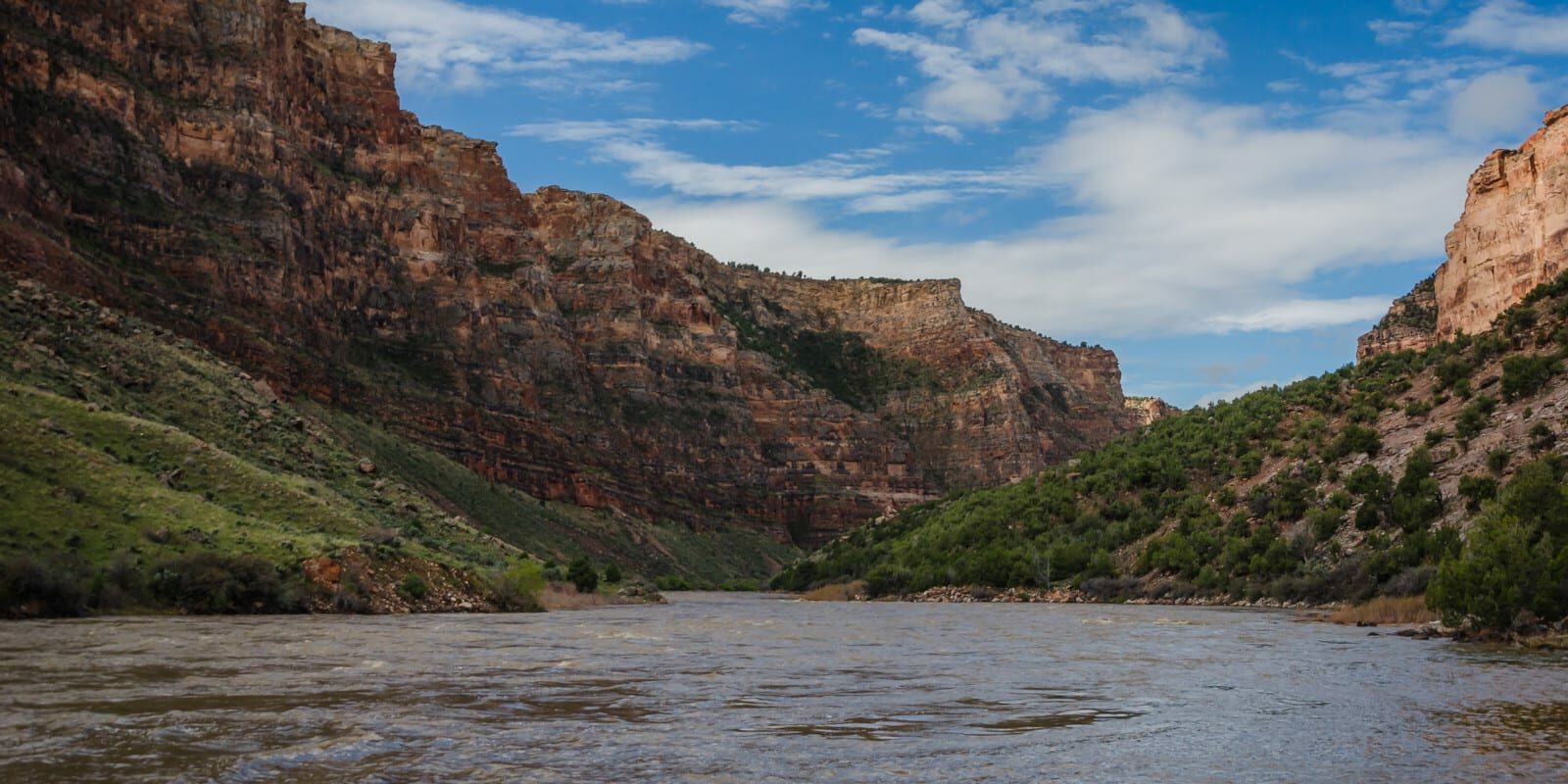 Image of the Yampa River flowing through a canyon in Colorado