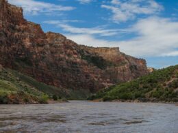 Image of the Yampa River flowing through a canyon in Colorado