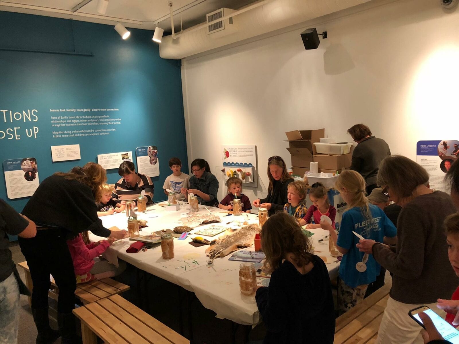 Image of kids at the CU Museum of Natural History