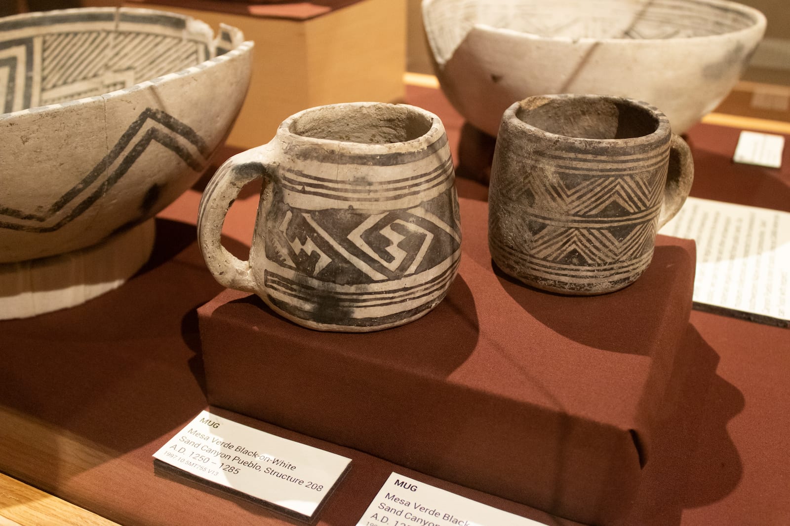 Exhibit at Canyons of the Ancients Visitor Center and Museum