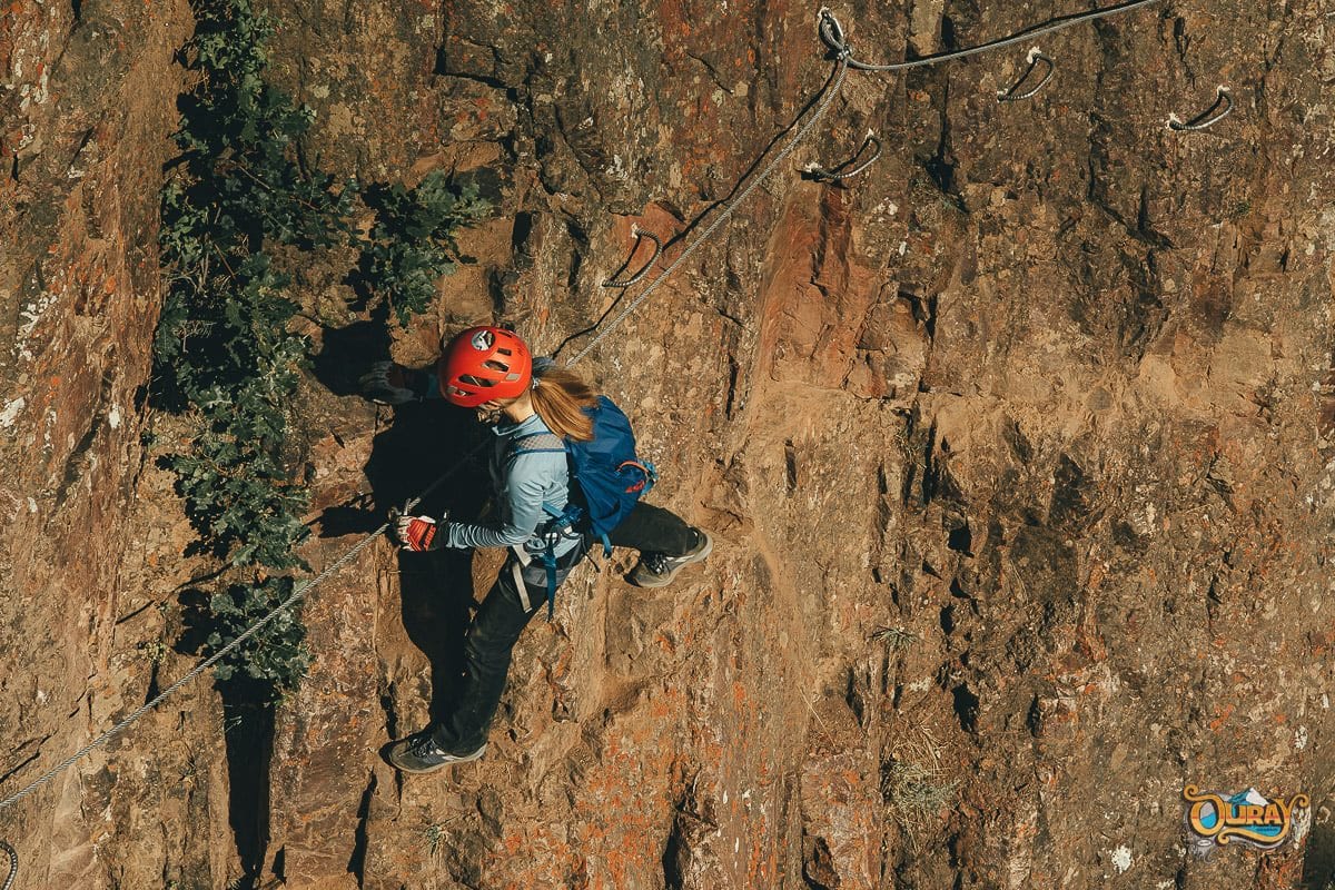 image of ouray via ferrata