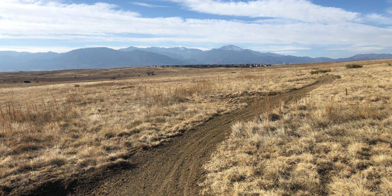 Image of a path at the Bluestem Prairie Open Space in Colorado Springs, Colorado