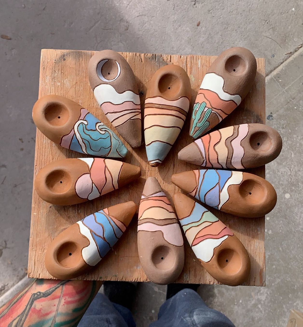 Image of Callahan Ceramics' pipes