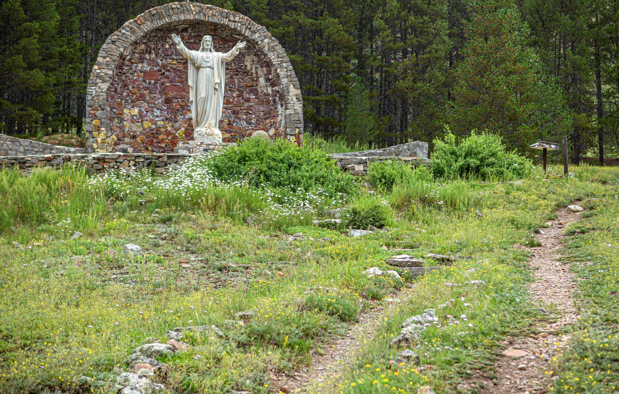 image of christ of the mines shrine