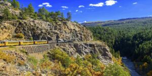 image of train in durango