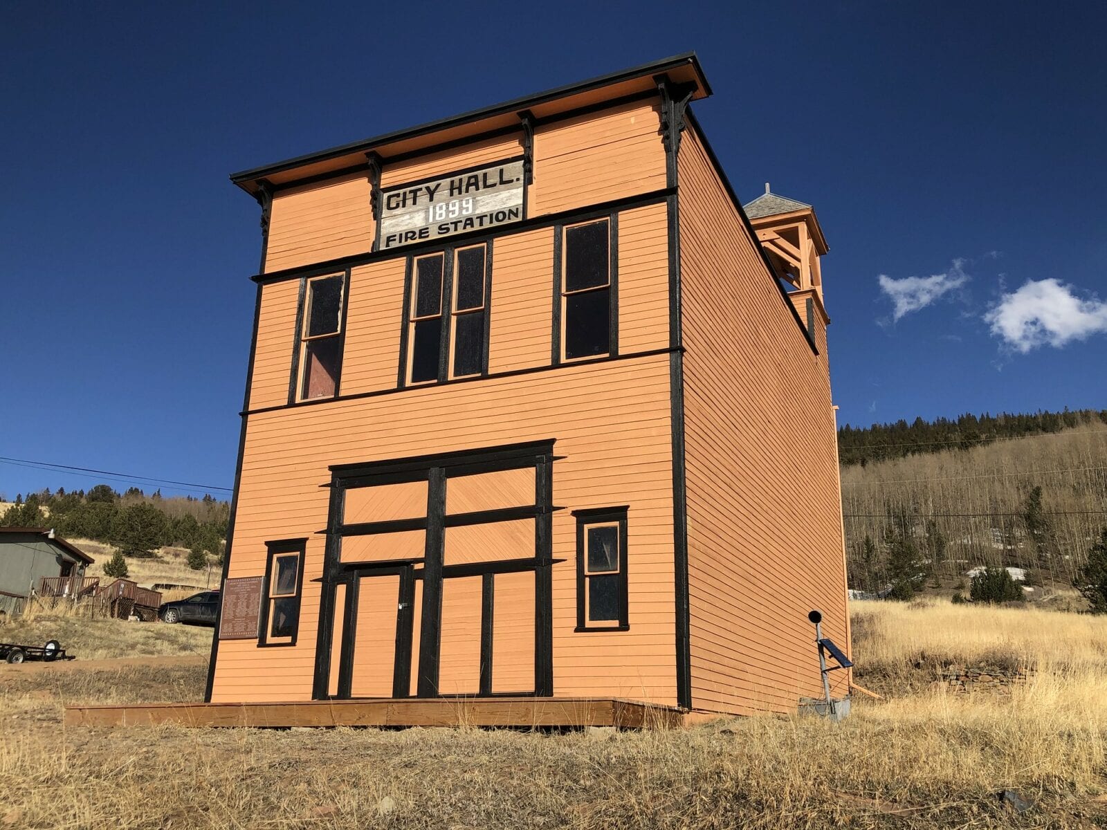 Image of the city hall in goldfield, colorado