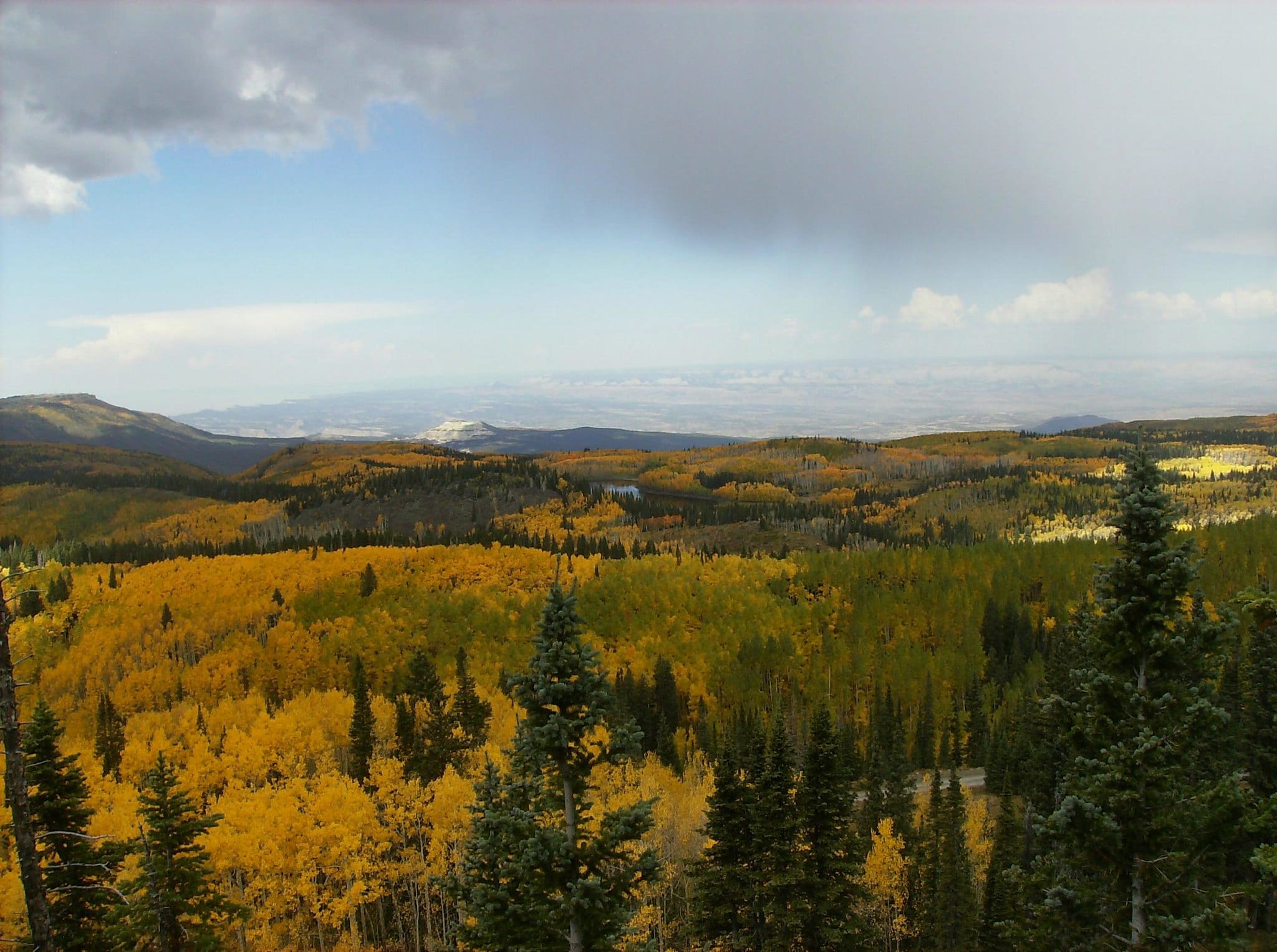 image of grand mesa in the fall