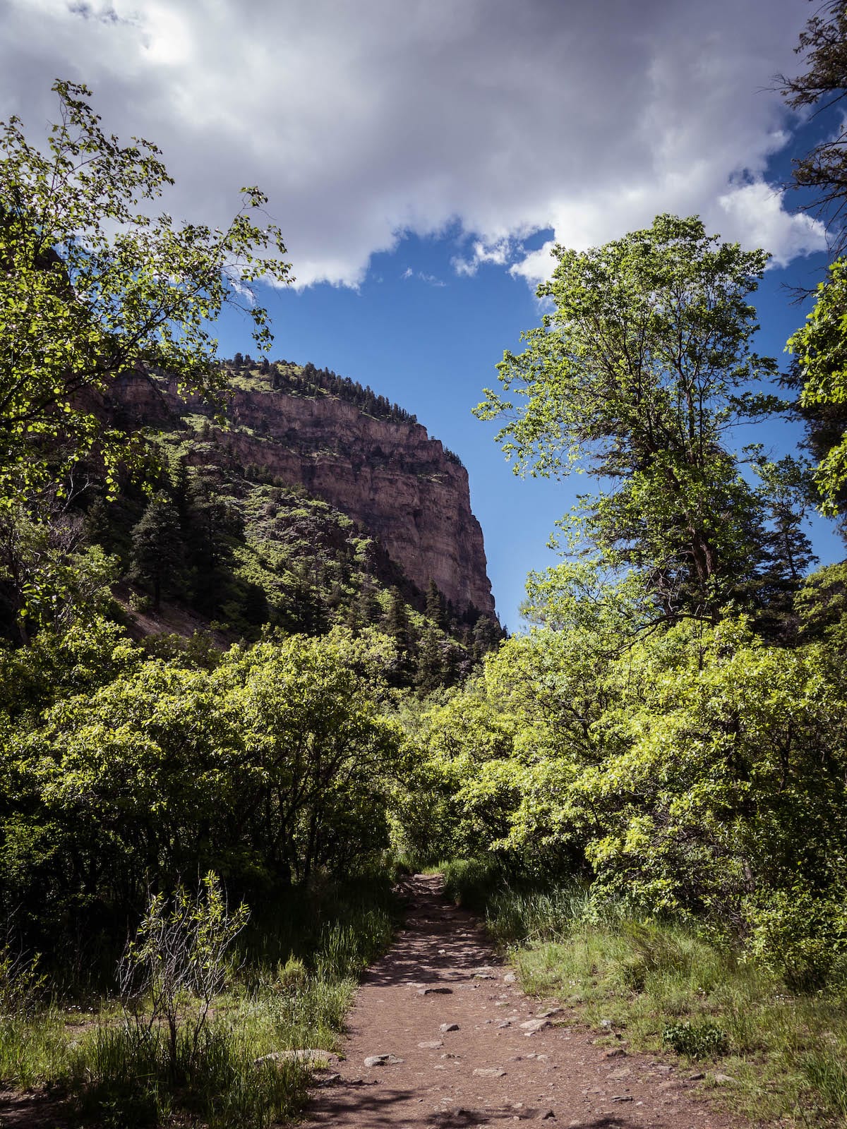 Grizzly Creek Trail Glenwood Canyon Colorado